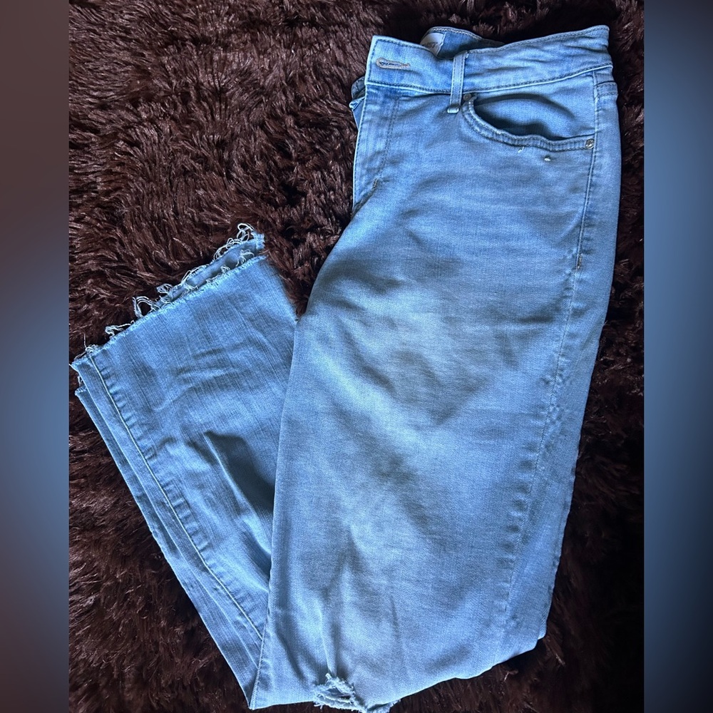 Midrise Cropped Boot Jeans